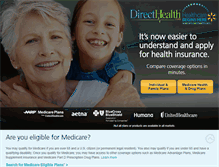 Tablet Screenshot of directhealth.com